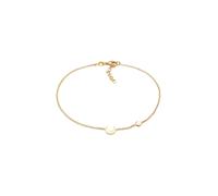 Elli Halbmond Astro Mondstein 925 Silber goldfarben Damen