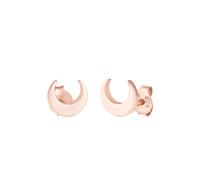 Elli Halbmond Luna Trend Matt 925 Sterling Silber Rosa Damen