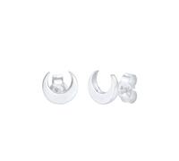 Elli Halbmond Luna Trend Matt 925 Sterling Silber silberfarben Damen