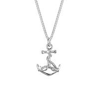 Elli Halskette Anker Symbol Maritim Meer 925 Sterling Silber Silber