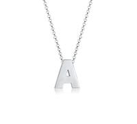 Elli Halskette Damen Buchstabe A Initialen Minimal in 925 Sterling Silber