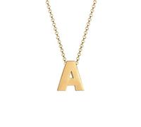 Elli Halskette Buchstabe A Initialen Minimal 925 Sterling Silber