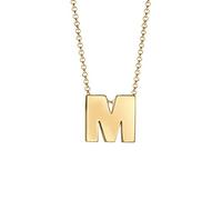 Elli Halskette Damen Buchstabe A Initialen Trend Minimal in 925 Sterling Silber