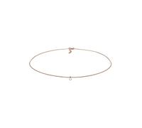 Elli, Halskette Choker Mondstein Anhänger Basic Trend 925 Silber in gold, Schmuck für Damen Gr. 36 cm