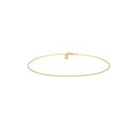 Elli, Halskette Basic Erbskette Choker 925 Sterling Silber in gold, Schmuck für Damen Gr. 36 cm