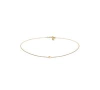 Collier ELLI "Choker Herz Liebe 925 Silber" Gr. 38, gold, Halsketten, Damen, 38, Silber 925 (Sterlingsilber), L: 38cm (88050400-38) gold