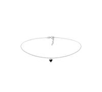 Elli Halskette Damen Choker Herz Anhänger Trend Blogger mit Emaille | 925 Silber