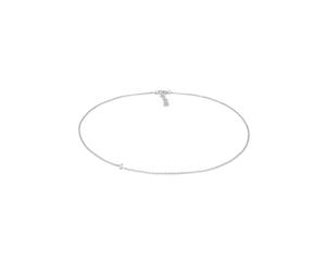 Elli Halskette Damen Choker Solitär mit Zirkonia Kristall in 925 Sterling Silber