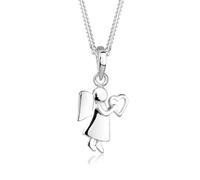 Elli Halskette Damen Engel Herz Talisman 925 Silber (50 cm)