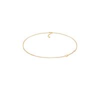 Elli Halskette Damen Filigran Basic Minimal mit Mondstein in 925 Sterling Silber