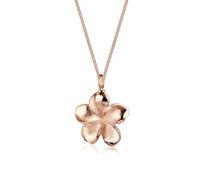 Elli Halskette Damen Frangipani Blüte Sommer Urlaub in 925 Sterling Silber
