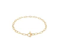 Elli Halskette Damen Glieder Basic T-Verschluss Goldfarben