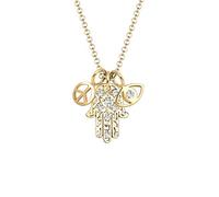 Elli Collierkettchen »Hamsa Peace Evil Eye Kristalle«