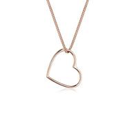 Elli Halskette Herz Liebe Filigran Anhänger 925 Sterling Silber Rosegold