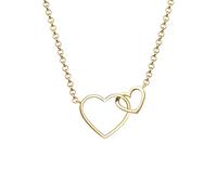 Elli Halskette Damen Herz Liebe in 925 Sterling Silber vergoldet