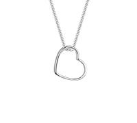 Elli Halskette Damen Herz-Form Umriss Filigran in 925 Sterling Silber