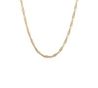 Elli Halskette Damen Kordel Gedreht Basic Goldfarben