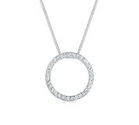 Halskette Kreis Geo Trend Kristalle 925 Silber Elli Silber 4O335/30X001