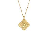 Elli Halskette Damen Kreuz Anhänger Ornament Coin Vintage Trend Blogger in 925 Sterling Silber