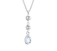 Elli - Tropfen Kristalle 925 Sterling Silber Ketten Damen