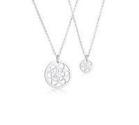 Elli Halskette 2er Set Lebensblume Mutter Tochter 925 Silber Home & Lifestyle Kette Produkte (1.0 st)