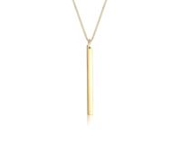 ELLI Halskette Panzerkette Geo Symbol Stab Layer Cool In 925 Sterling Silber für Damen - 55 cm