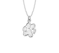 Elli Kette mit Anhänger »Pfote Hund Abruck 925 Sterling Silber«, Pfote