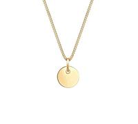 Elli Halskette Basic Panzerkette Plättchen Kreis Geo 925 Silber Home & Lifestyle Kette Produkte (1.0 st)