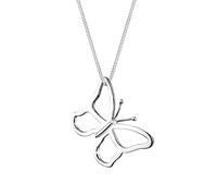 Elli Halskette Schmetterling 925 Sterling Silber Silber