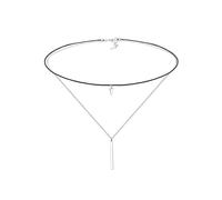 Elli Collier »Choker Geo Dreieck Layer Minimal 925 Silber«, silberfarben