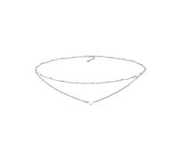 Elli, Halskette Choker Layer Look Kugelkette Herz Trend 925 Silber in silber, Schmuck für Damen Gr. 36 cm