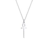 ELLI Damen Kette 'Kreuz' silber, Größe 45, 4103680 Silber 45