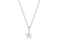 Elli Halskette Damen Stern Astro Elegant mit Kristalle in 925 Sterling Silber
