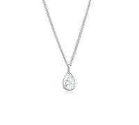 Elli - Zirkonia Tropfen 925 Sterling Silber Ketten Damen