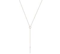 Collierkettchen ELLI "Y-Kette Trend Minimal 925 Silber", rosa (rosegold), Halsketten, Damen, 60, ohne Stein, Silber 925 (Sterlingsilber), L: 60cm (86024342-0) rosegold