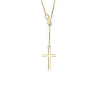Elli Halskette Damen Y-Kette Kreuz Infinity Symbol