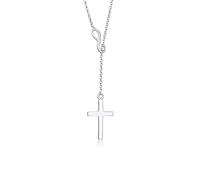 Elli Halskette Damen Y-Kette mit Kreuz Infinity Symbol 925 Sterling Silber