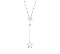 Elli Halskette Damen Y-Kette Stern Anhänger Filigran 925 Sterling Silber