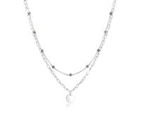 Elli PREMIUM Layer Gliederkette Labradorit Stein 925er Silber 45 Damen