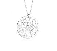 Elli Halskette Münze Symbol Ornament 925 Silber