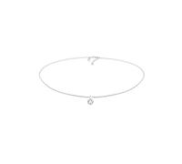 Elli Halskette PREMIUM Halskette Damen Choker Basic Funkelnd mit Kristall in 925 Sterling Silber