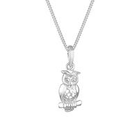 Elli Halskette Silber 925 Eule Kette Damen Schmuck Geschenke für Frauen