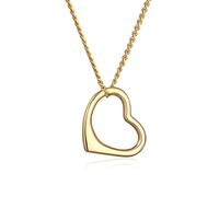 Elli PREMIUM Herz Liebe Klassisch Hochwertig 585 Gelbgold 45 Damen