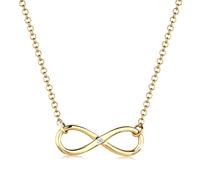 Elli DIAMONDS Infinity Pure Diamant (0.03 ct.) 925 Silber goldfarben Damen