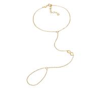 Elli Handchain Infinity 925 Silber goldfarben Damen