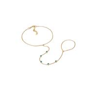 Elli Handkette Rosé 925 Sterling Silber, mit Kristallen von Swarovski® goldfarben Damen