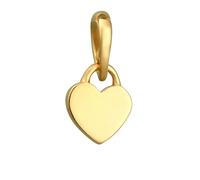 Elli Herz 925 Sterling Silber goldfarben Damen