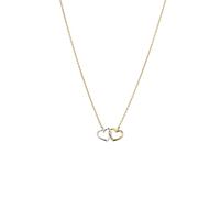 Elli Herz Bicolor 925 Sterling Silber vergoldet 45 Damen