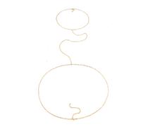 Elli Herz Body Chain Taillenkette 925 Silber goldfarben Damen