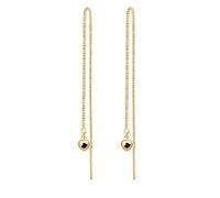 Elli Herz Kette Hänger 925 Silber vergoldet OneSize Damen